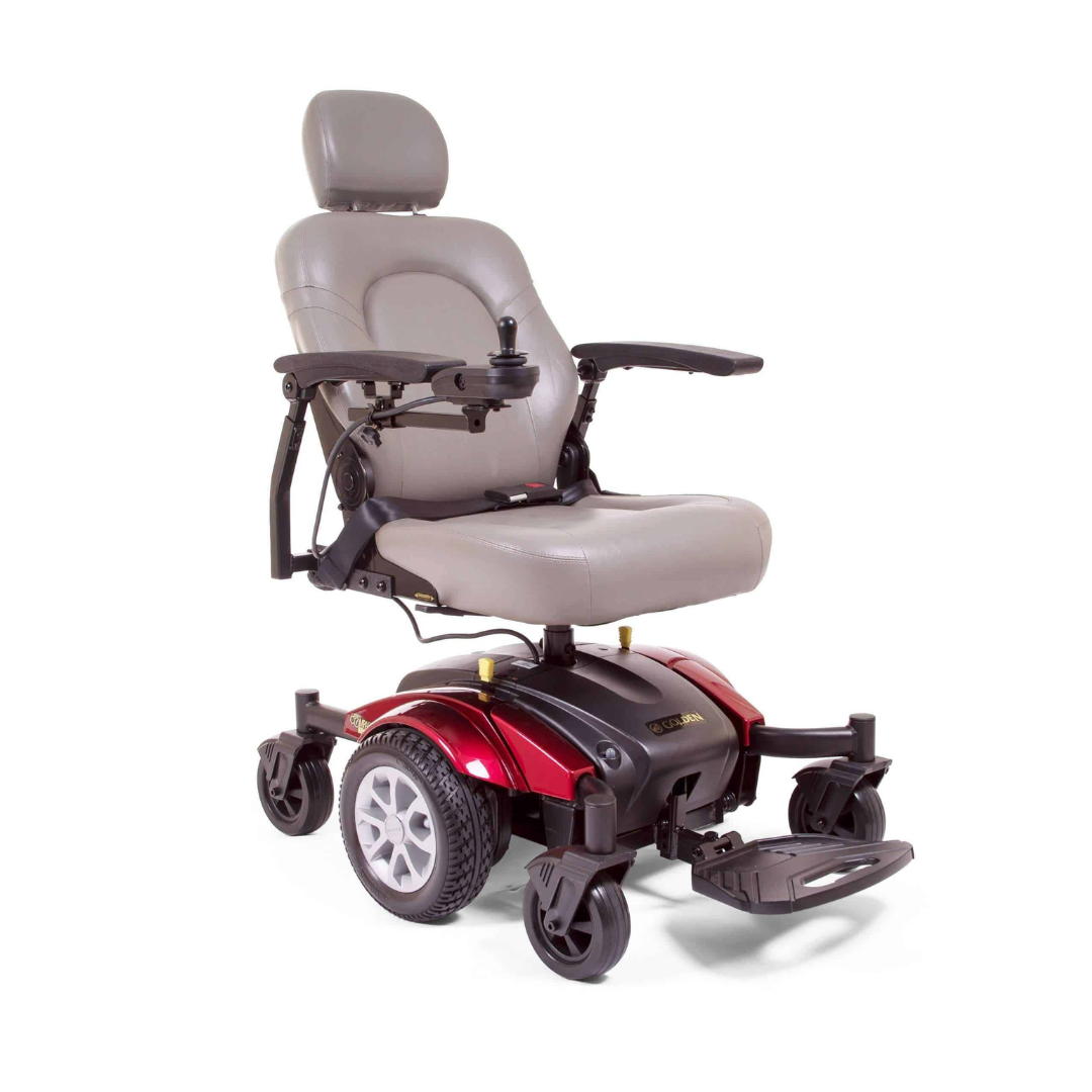 Golden Technologies Compass Sport PowerChair with 24 Mile Range - Red